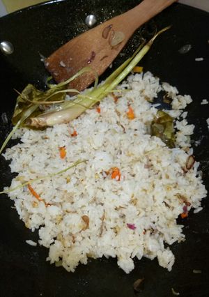 Foto resep Nasi gurih pedas