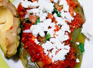 Una foto de Huarache de nopal