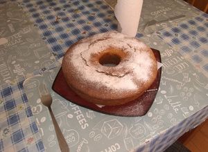 Una foto de Queque de compota de manzana