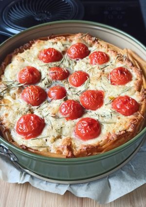 Une photo de Tarte filo et fromage