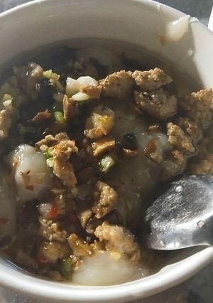 Hình của món Bánh đúc nóng.