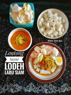 Foto resep Lontong Sayur Lodeh Labu Siam