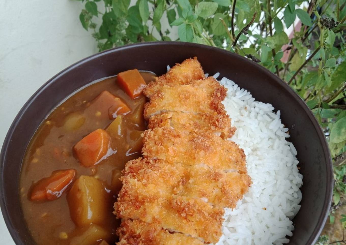 Japanese Curry with Chicken Katsu
