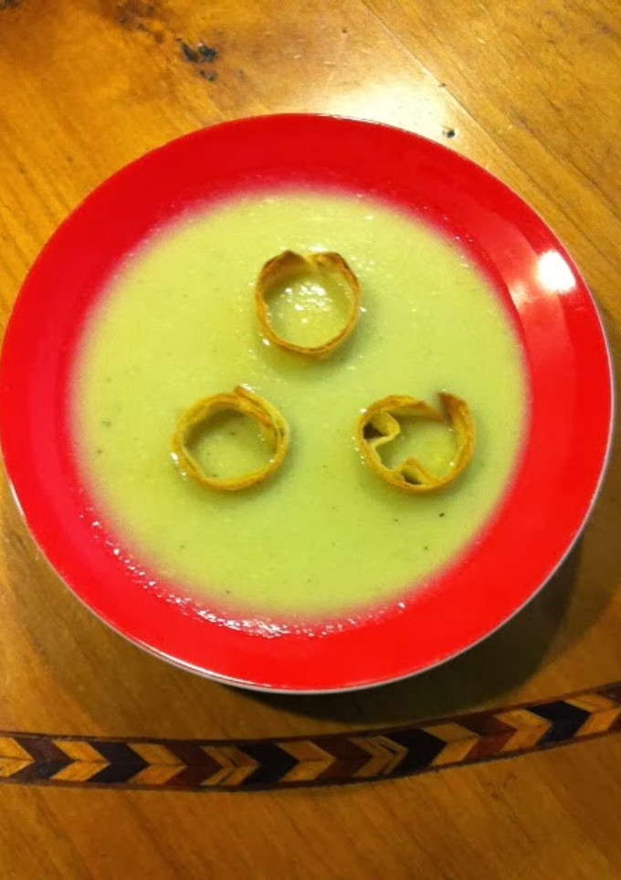 Una foto de Crema de chayote