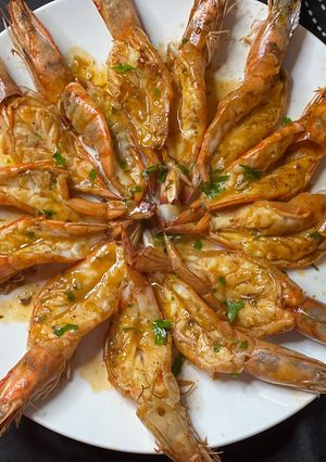 صورة لوصفة جمبري بصوص الزبده