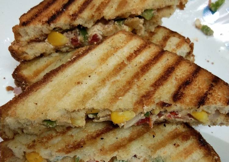 Recipe of Perfect Peri peri grilled sandwich