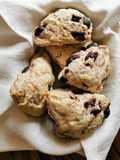 Scones de cereza y coco
