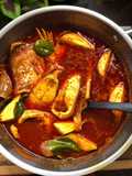Asam pedas lada ikan merah