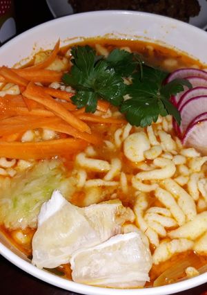 A picture of DIY Veggie Ramen.