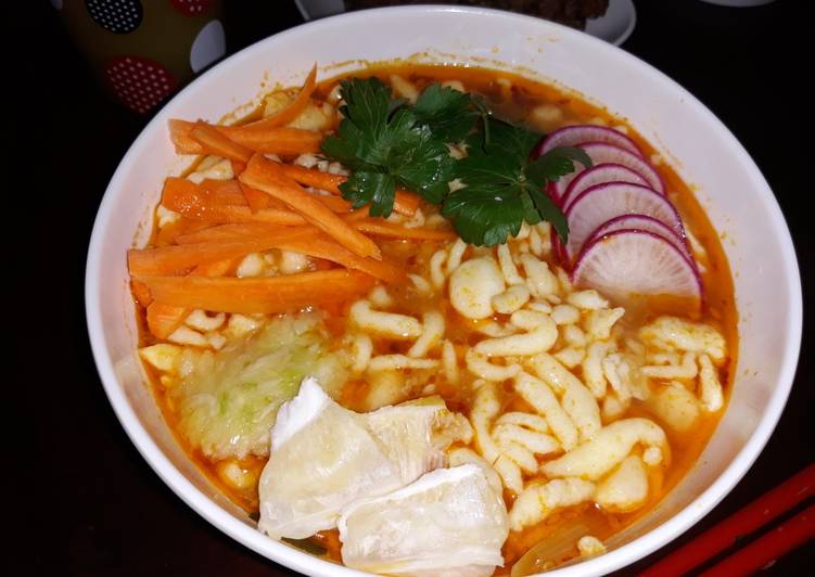 Steps to Make Favorite DIY Veggie Ramen