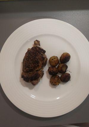 Una foto de Filet de vedella amb boletes de patata