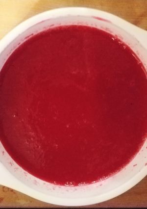 Foto resep MPASI Puree Buah naga Apel