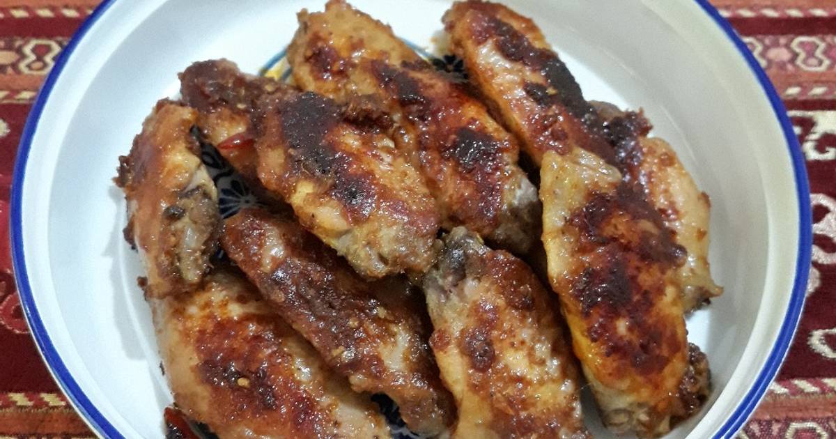 Resep Sayap Ayam Panggang Pedas Teflon Oleh Anggraininovi Cookpad