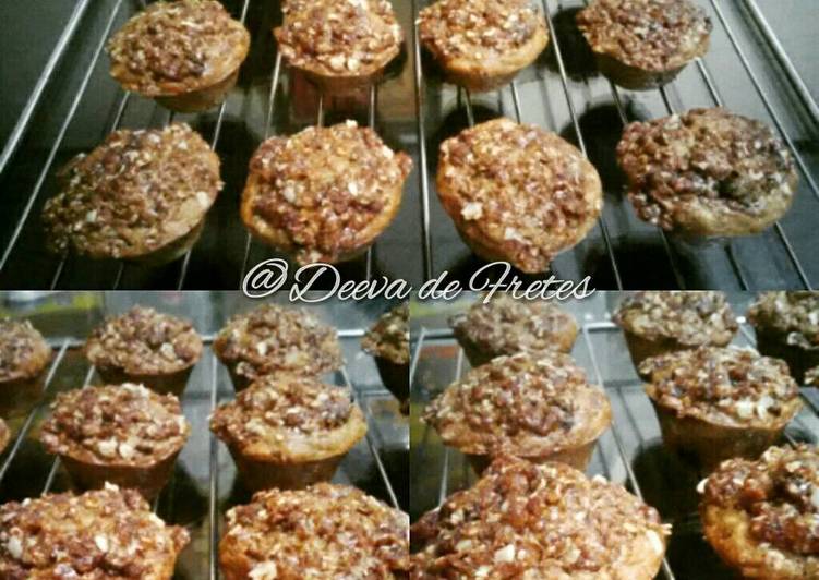 Bagaimana Menyiapkan Banana Crumble Muffin (Highly Recommended) Anti Gagal