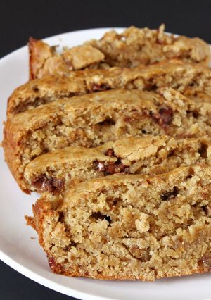 A picture of Vegan Whole wheat-Oats- Banana Bread.