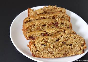 Ultimate Making Recipe Vegan Whole wheatOats Banana Bread Practical Delicious