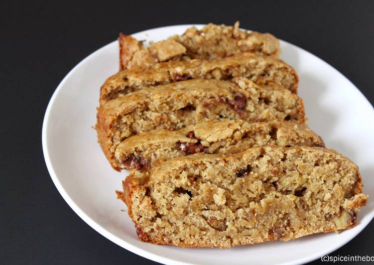 Vegan Whole wheat-Oats- Banana Bread Vegan Whole wheat-Oats- Banana Bread