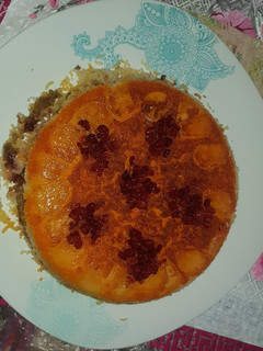 عکسی از دستور ته چین گوشت و بادمجان