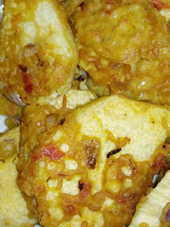 A picture of Fried yam in flour.