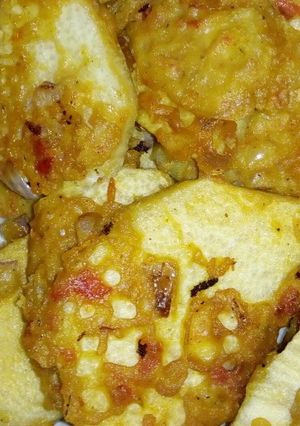 A picture of Fried yam in flour.