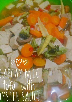 Foto resep Capcay with oyster sauce