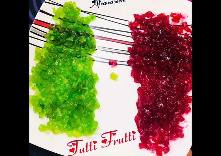 Steps to Prepare Any-night-of-the-week Tutti frutti fresh &amp; juicy (homemade)