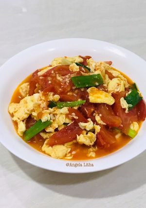 Foto resep Tumis tomat dan telur
