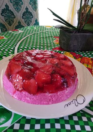 Una foto de Postre con Gelatina