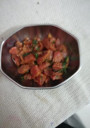 A picture of Gajar sabji.