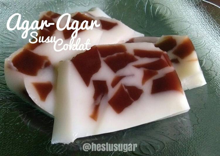 Agar-Agar Susu Coklat