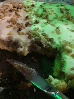 A picture of Russian French cake recipe.