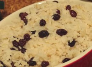Foto de Arroz com Uva Passa
