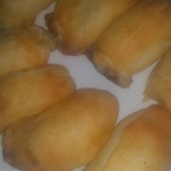 A picture of Cheesy dog roll ups.