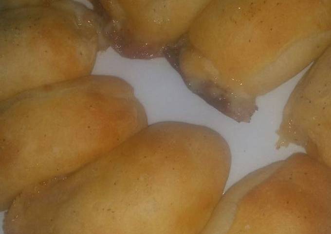 Cheesy dog roll ups