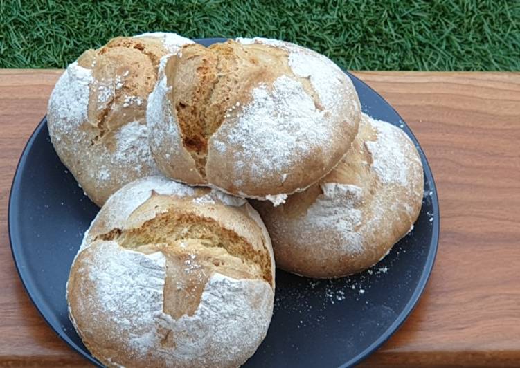 Panini di farro al latte di avena senza lievito