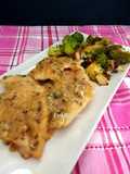 Pechuga de pollo al vino blanco