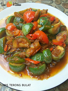 Foto resep Tumis terong bulat ikan asin peda
