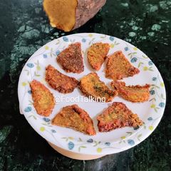 A picture of Suran/ Yam Fry.