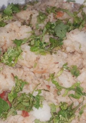 A picture of Leftover fry rice.