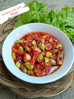 Foto resep Sambal Cumi Asin Pete