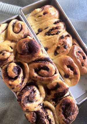 Foto resep Cinnamon roll/chocolate roll