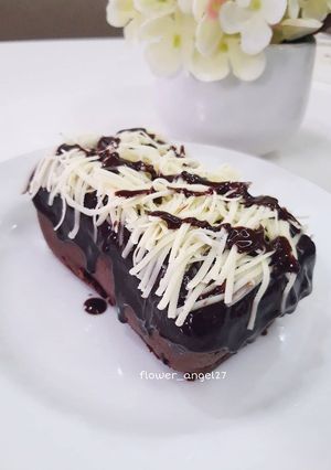 Foto resep Kue coklat dengan glaze (keto friendly)