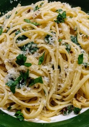 A picture of Aglio e olio.