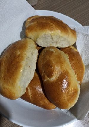 Una foto de Pan casero para hot dogs