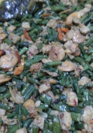 Foto resep Oseng kacang panjang