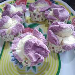 รูปของ Bolu kukus mekar metode all in one + irit telur