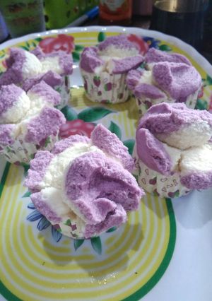 Foto resep Bolu kukus mekar metode all in one + irit telur