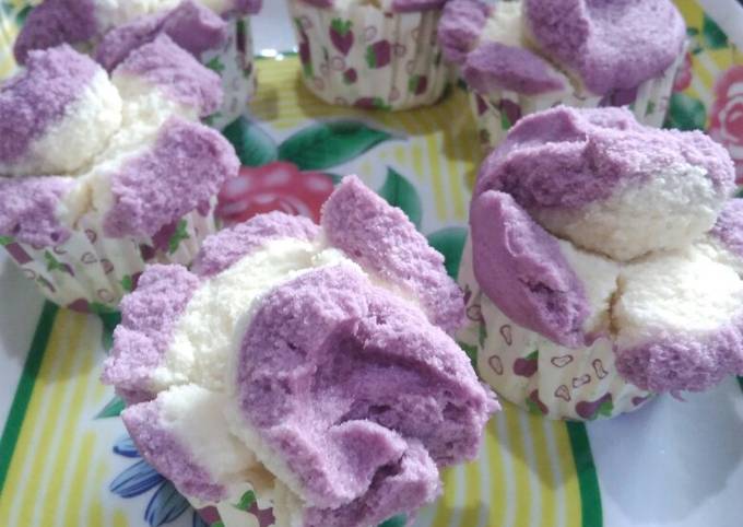 Resep Bolu kukus mekar metode all in one + irit telur yang Sempurna