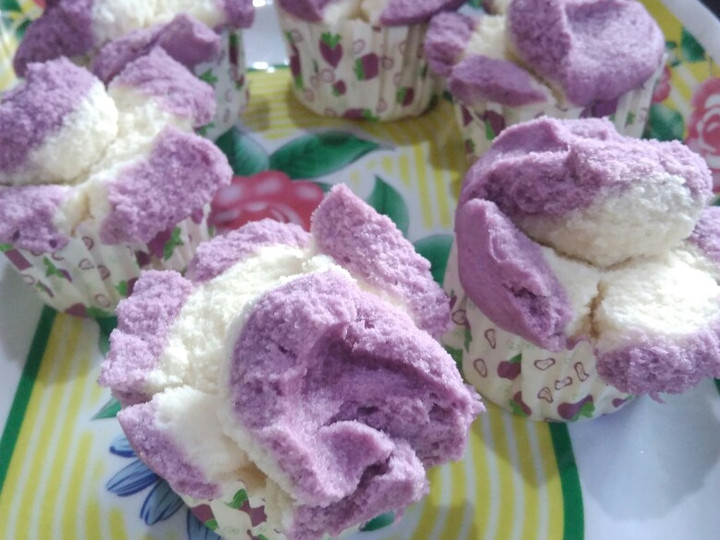 Resep Bolu kukus mekar metode all in one + irit telur yang Sempurna