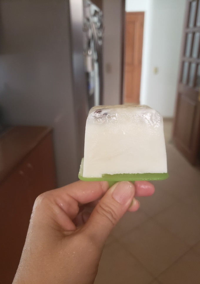 Una foto de Helado de coco
